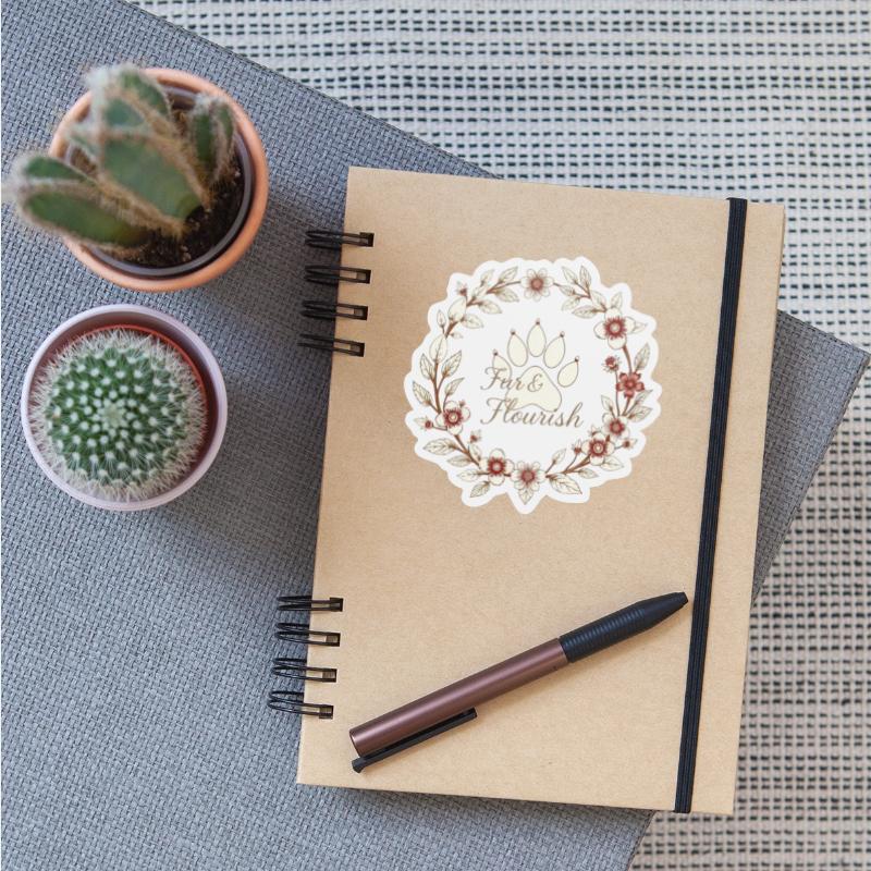 Fur Flourish Botanical Paw Print Empowerment