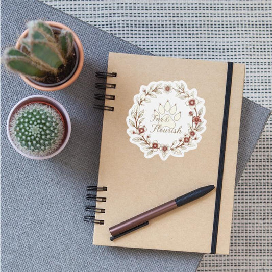 Fur Flourish Botanical Paw Print Empowerment