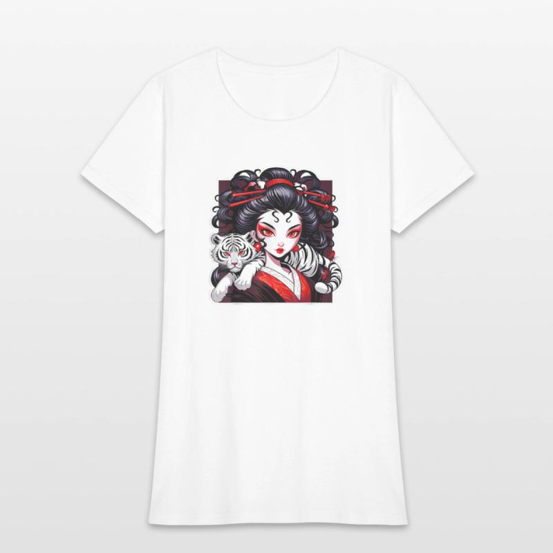 Geisha Tattoo Inspired Graphic