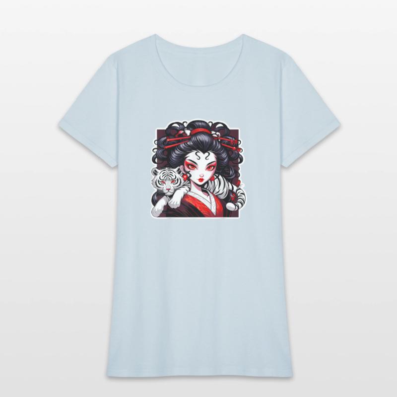 Geisha Tattoo Inspired Graphic