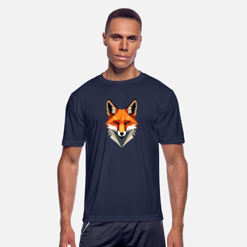 geometric fox Stylish Low-Poly Fox Design