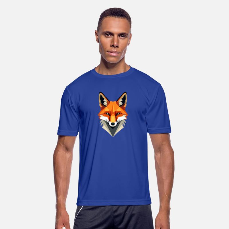geometric fox Stylish Low-Poly Fox Design
