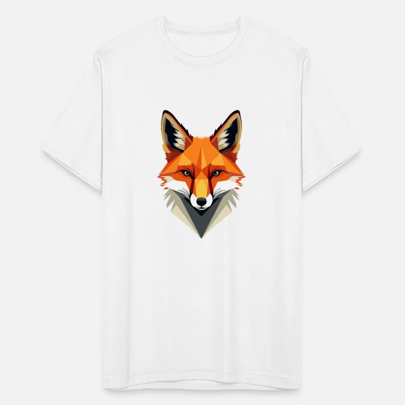 geometric fox Stylish Low-Poly Fox Design