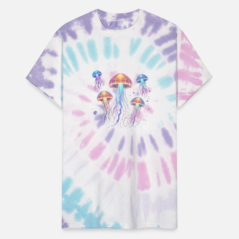 Glowing Jellyfish Oceanic Dreams