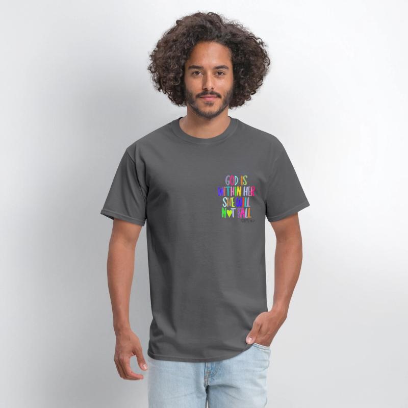 GOD IS WITHIN HER SHE WILL NOT FALL (BRIGHT COLOR)