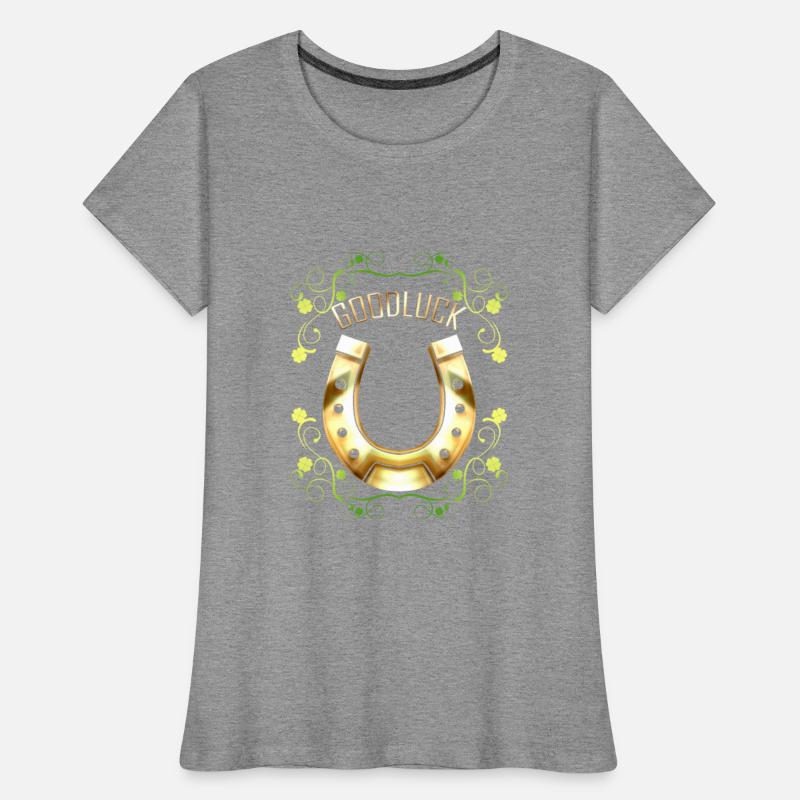 Good Luck With A Golden Horseshoe For Irish St