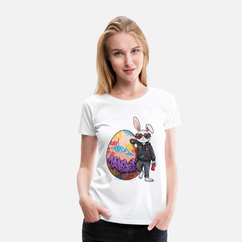 Graffiti Bunny Urban Street Art