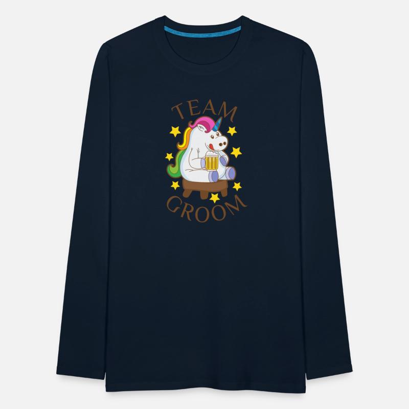 Groom Team Bachelor Unicorn Drinking Beer