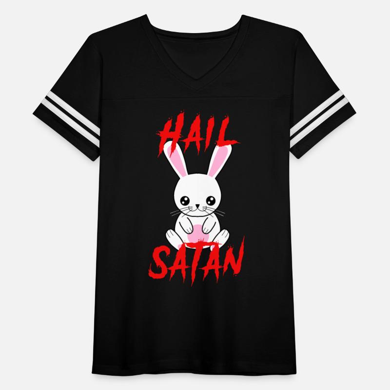 Hail Satan Funny Cute Kawaii Bunny Horror