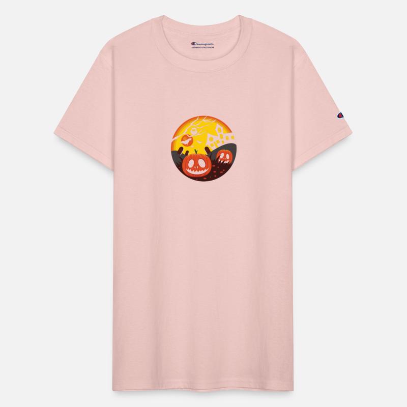 Halloween theme with pumpkin and bats