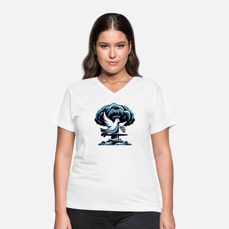 Harmony Dove - Peace Over Nuclear Power Art