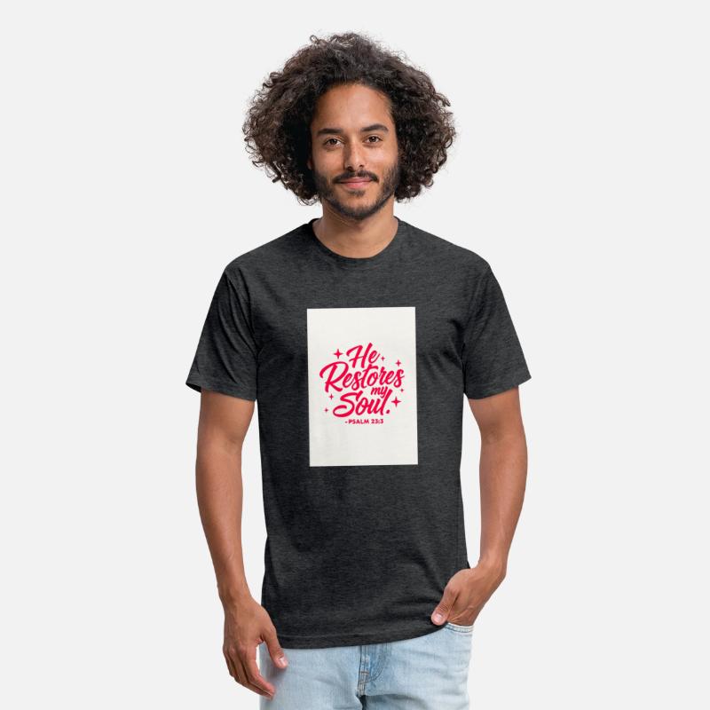 He Restores My Soul – Bible Verse Christian Faith