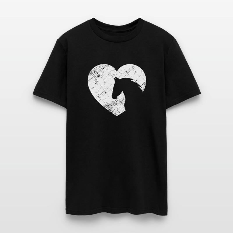 Heart with horse head