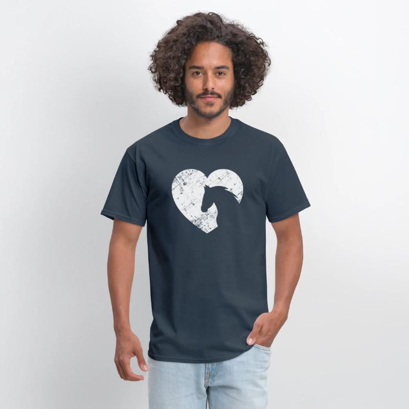 Heart with horse head