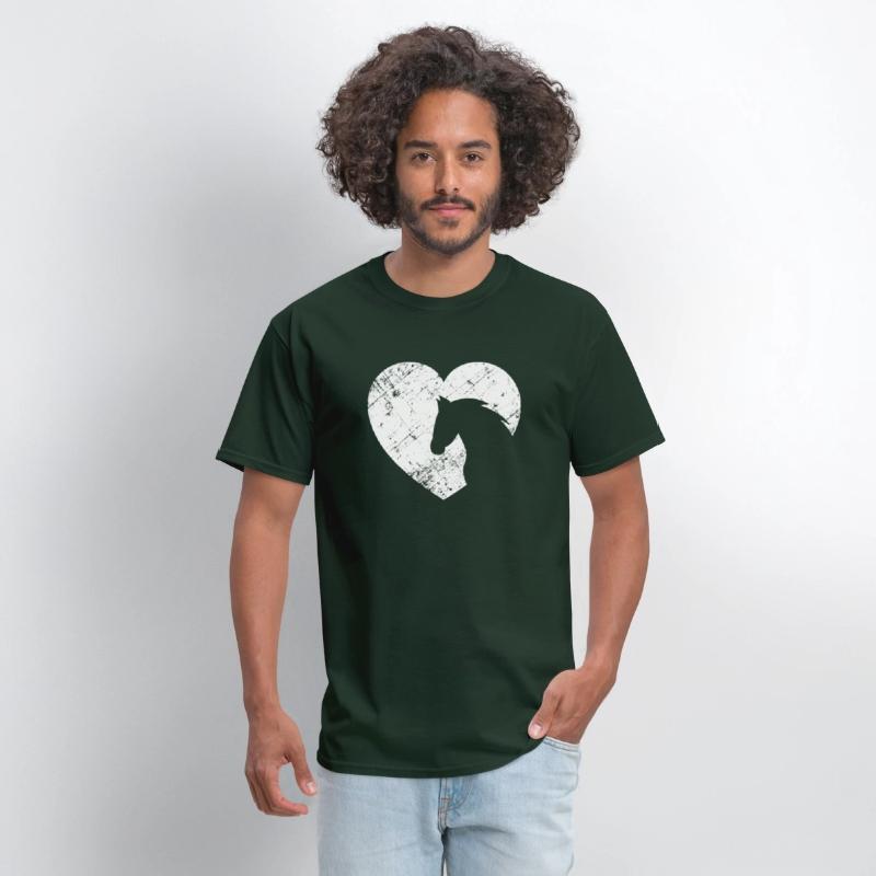 Heart with horse head