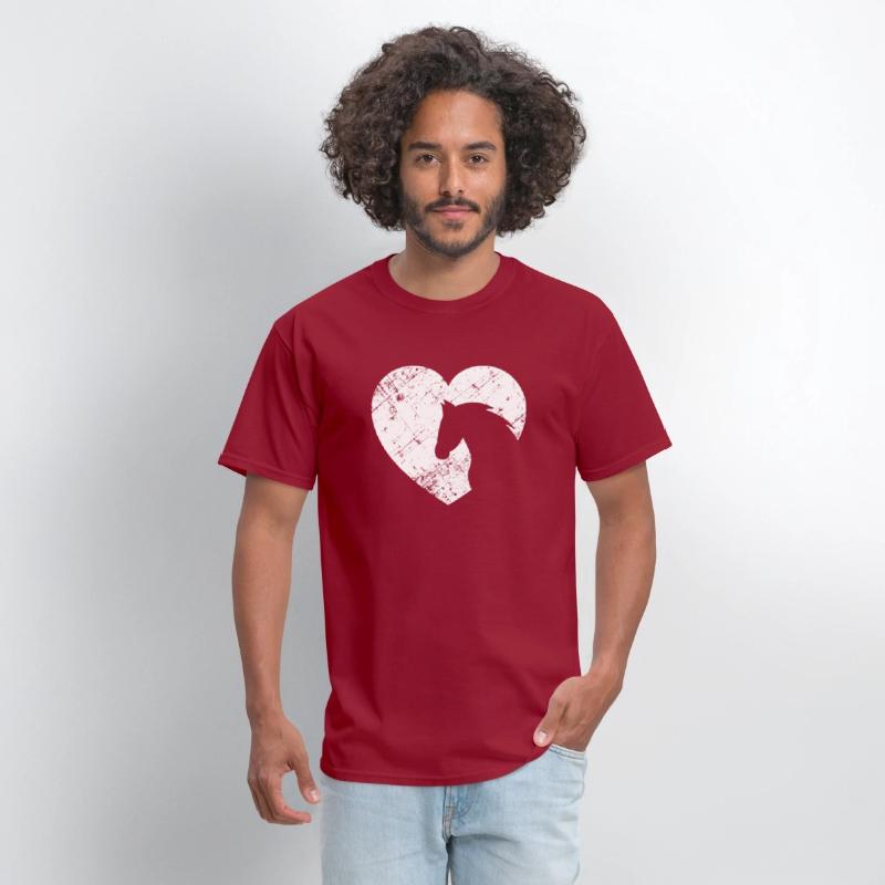 Heart with horse head