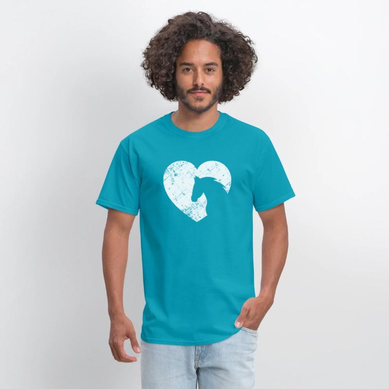 Heart with horse head