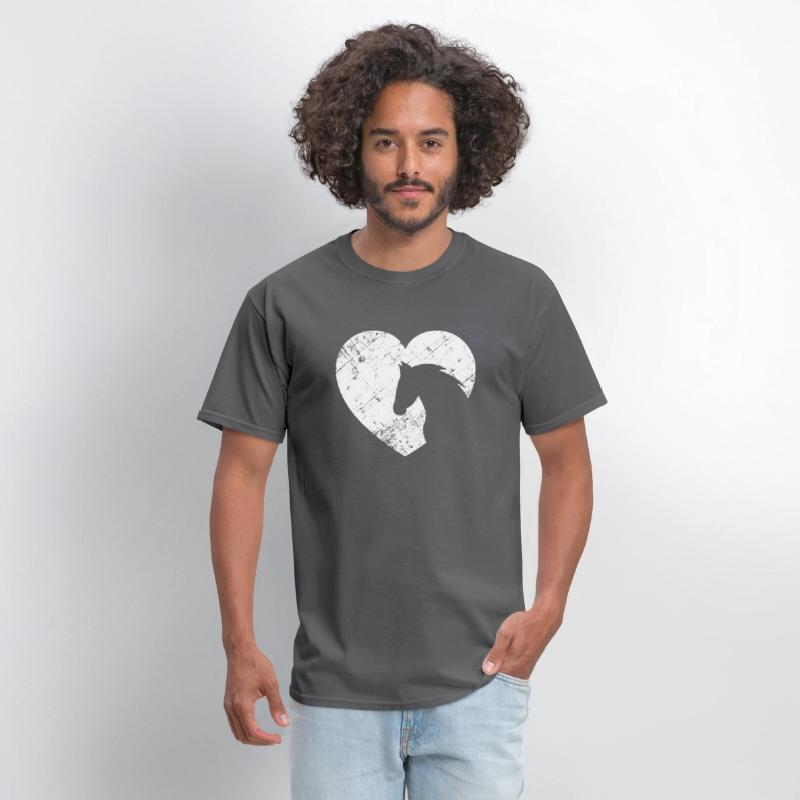 Heart with horse head