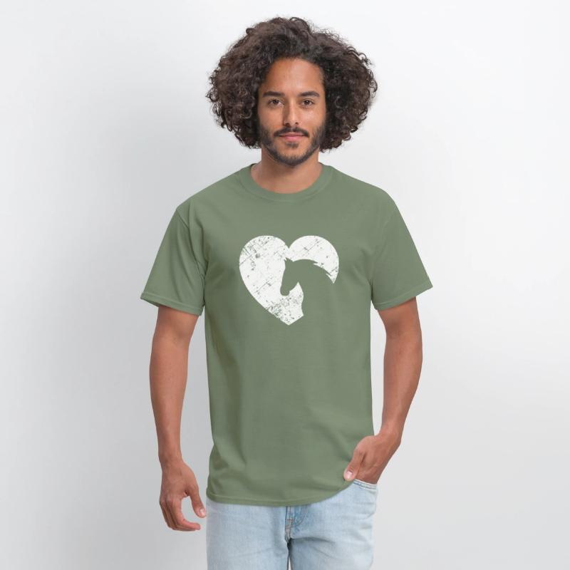 Heart with horse head