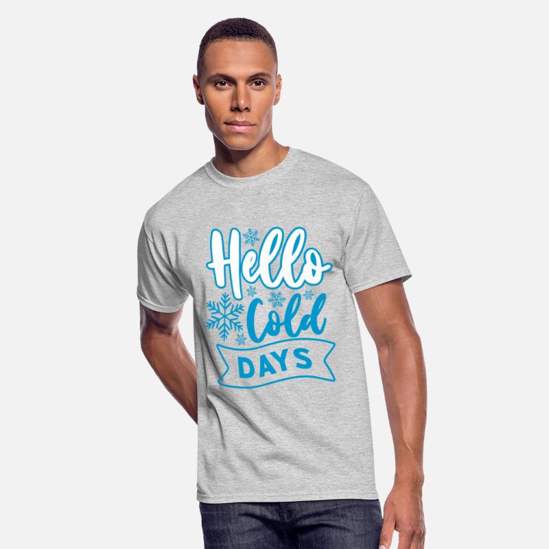 Hello Cold Days Snow Flakes Mistletoe Christmas