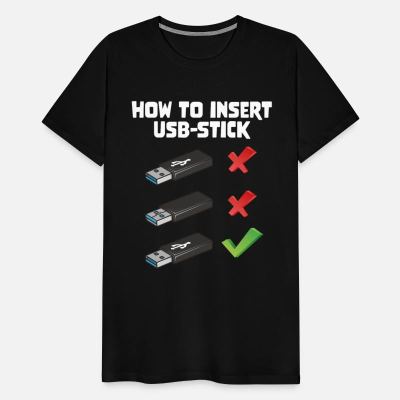 How To Insert USB Stick Funny Programmer Meme