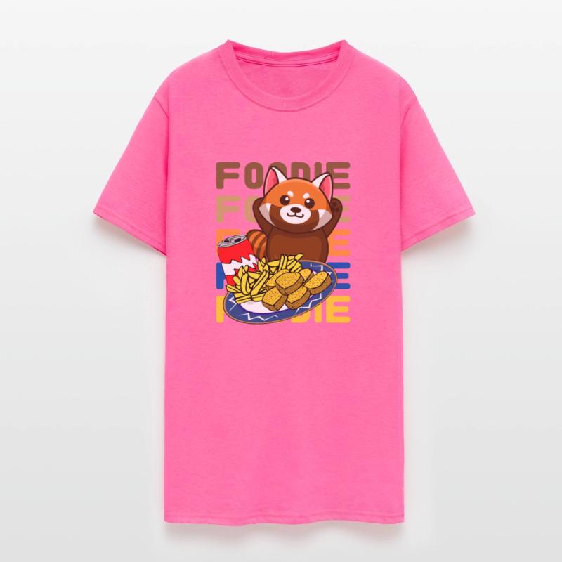Hungry Foodie Kawaii Red Panda Bear