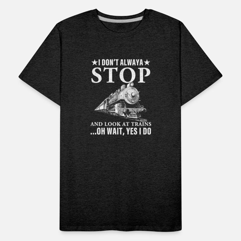 I Don't Always Stop And Look At Trains Sarcastic