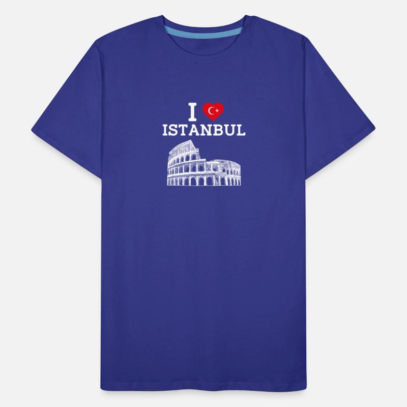 I Love Istanbul Cool Heart Flag Turkey Europe Pun