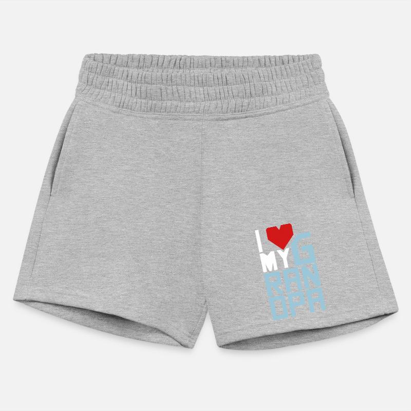 I Love my Grandpa Heart Quote Saying Text Logo