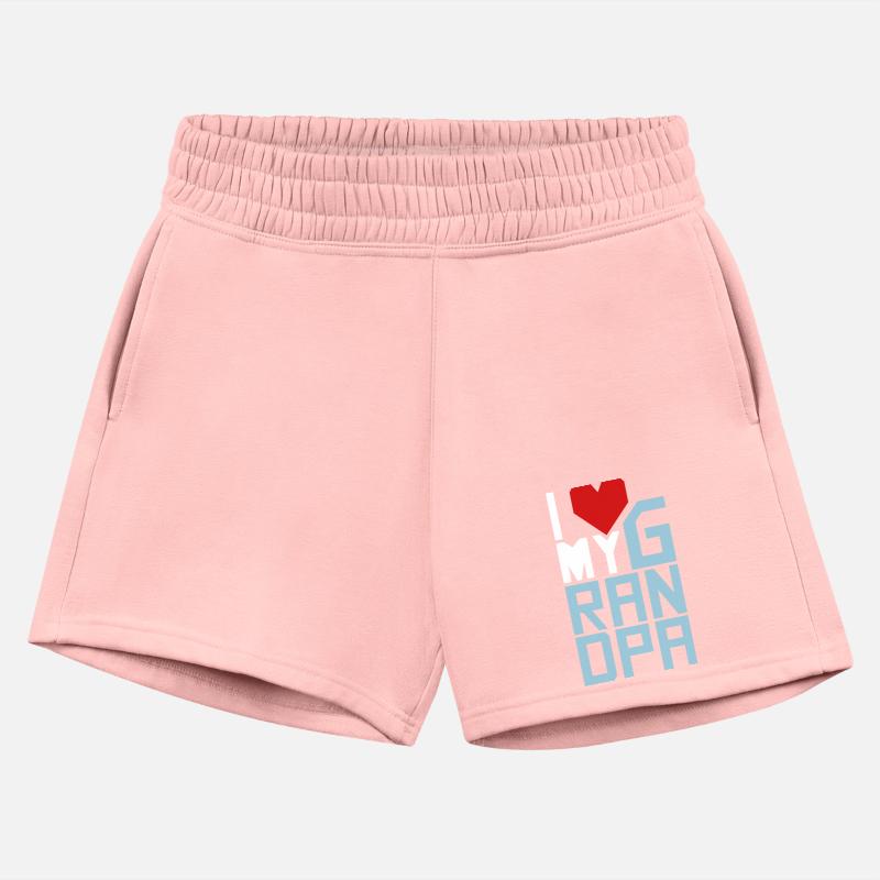 I Love my Grandpa Heart Quote Saying Text Logo