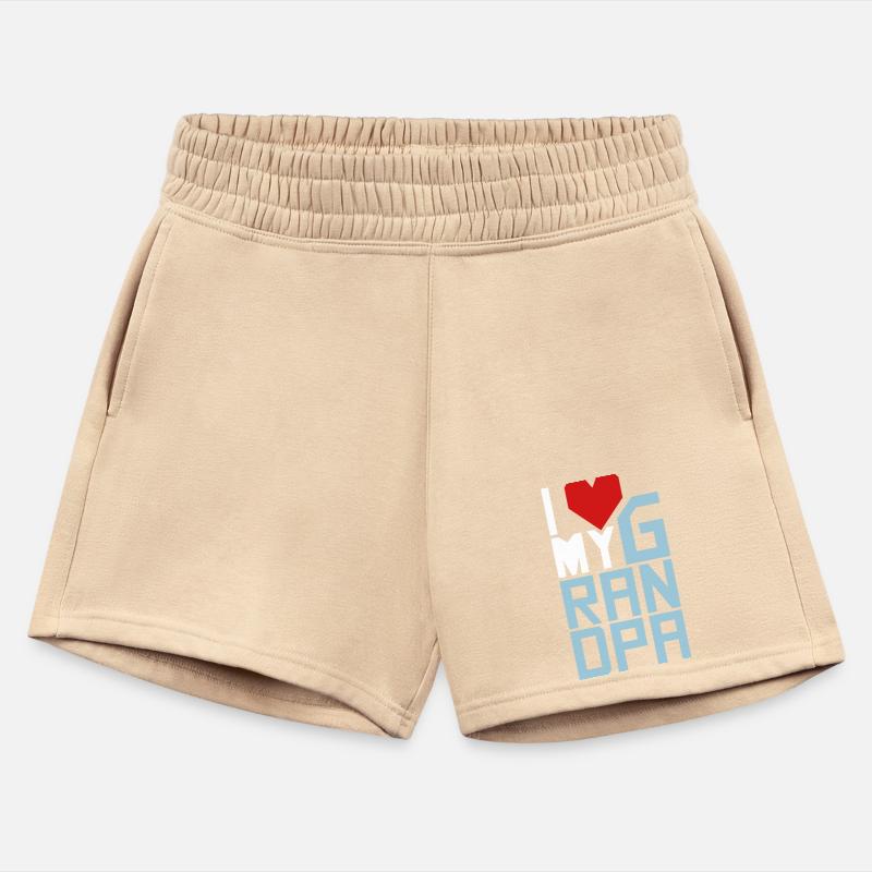 I Love my Grandpa Heart Quote Saying Text Logo