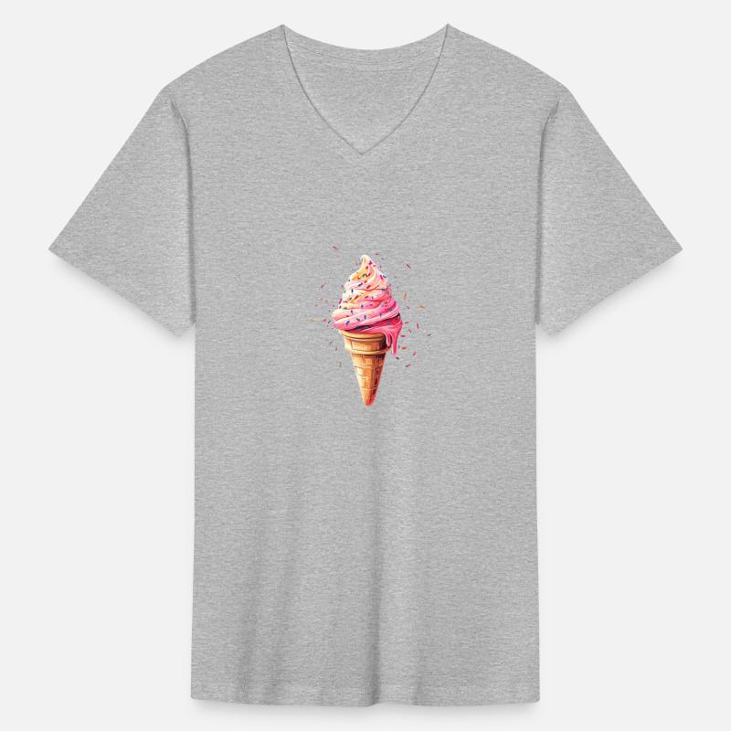 Ice Cream Strawberry Sprinkles Gelato Sweet