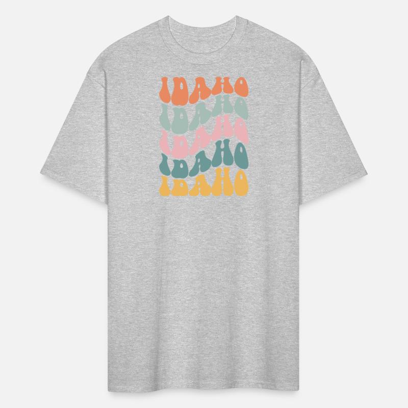 Idaho State Idahoan Pride Groovy Retro Vintage