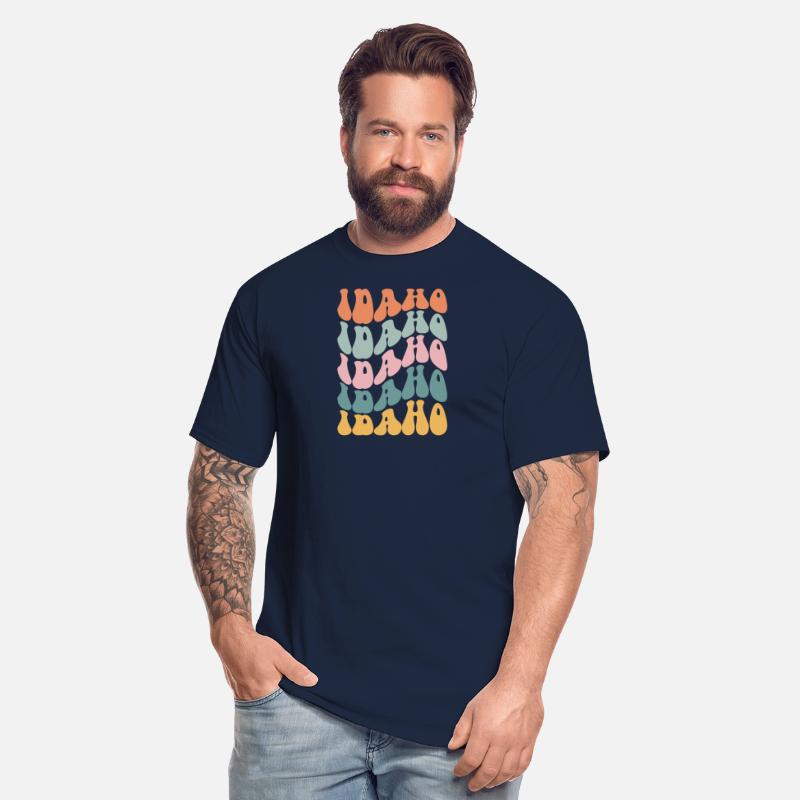 Idaho State Idahoan Pride Groovy Retro Vintage