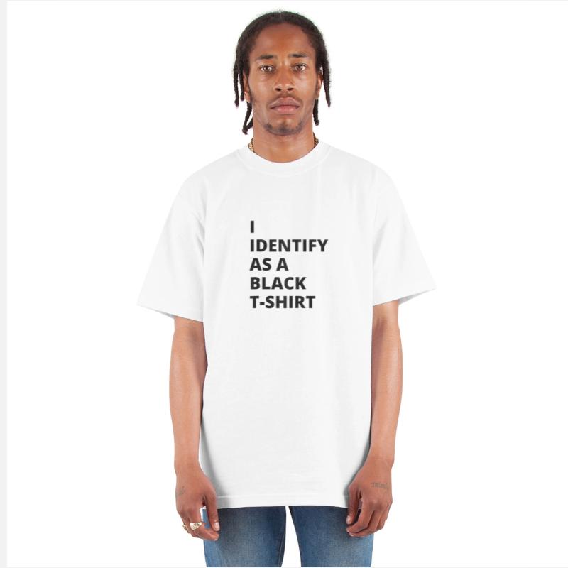 Identify Black Funny t shirt