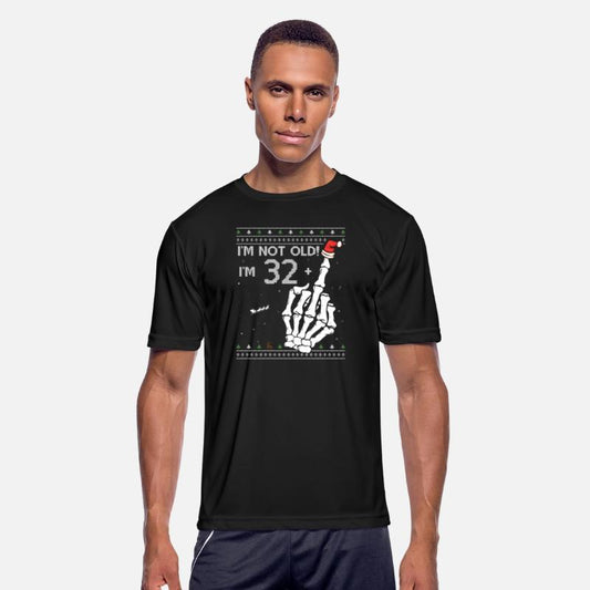 I'm 32 + 1 Middle Finger - 33rd Birthday Skeleton