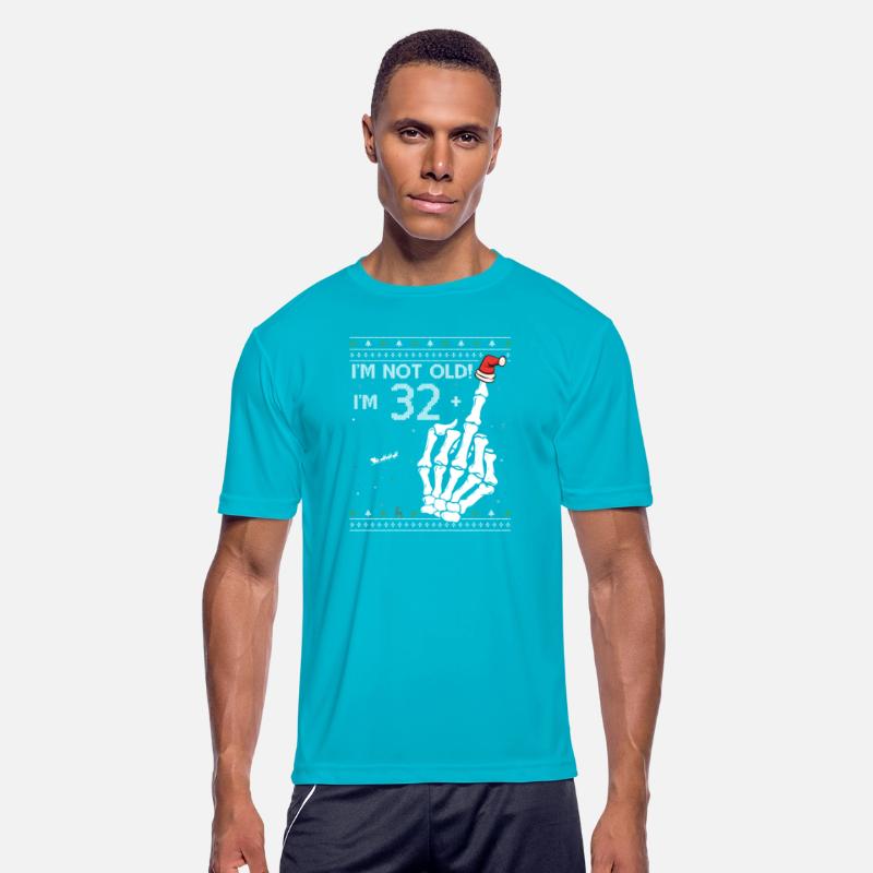 I'm 32 + 1 Middle Finger - 33rd Birthday Skeleton