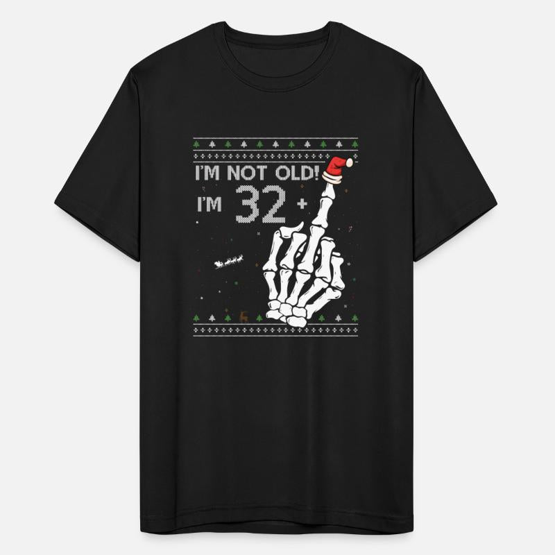 I'm 32 + 1 Middle Finger - 33rd Birthday Skeleton