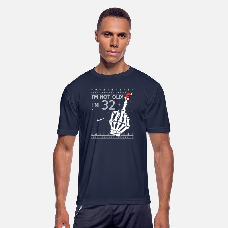 I'm 32 + 1 Middle Finger - 33rd Birthday Skeleton