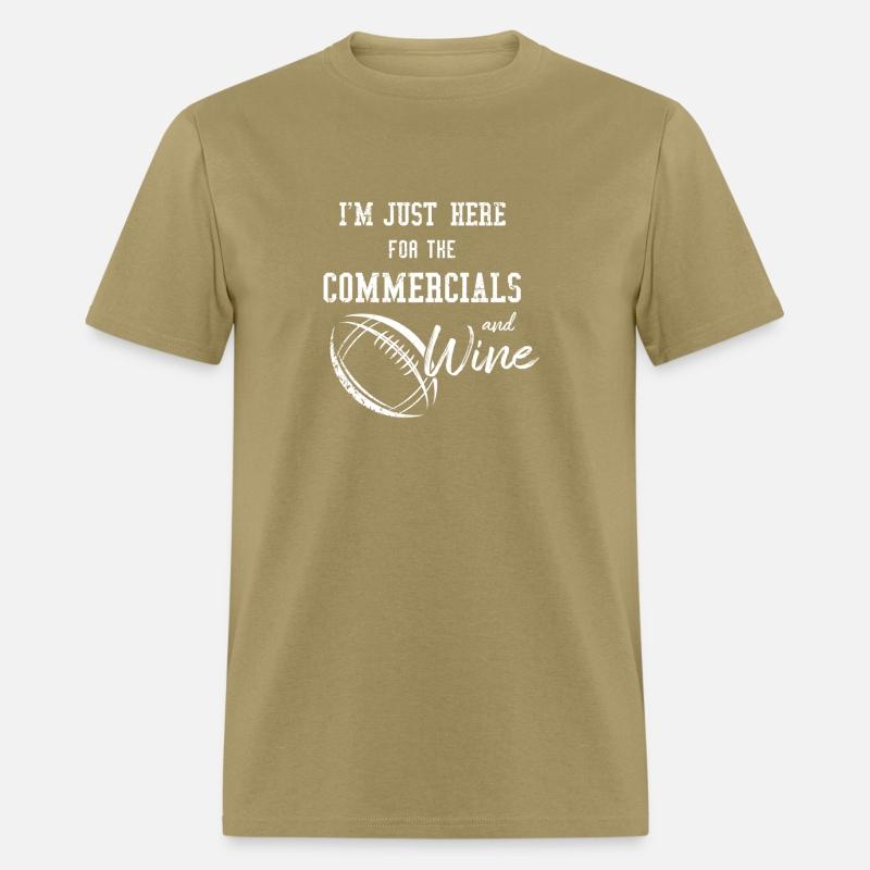 I'M Just Here For The Commercials And Wine Footbal