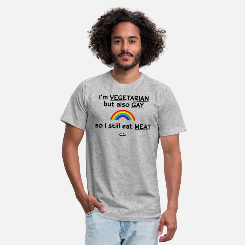 I'm Vegetarian but also Gay I still eat Meat LGBT
