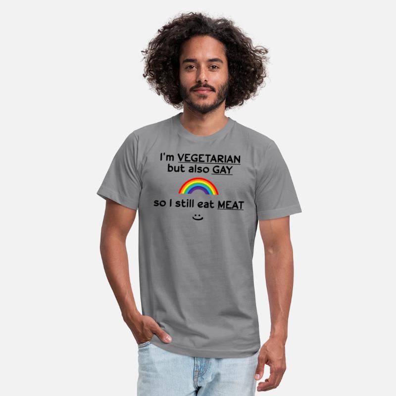 I'm Vegetarian but also Gay I still eat Meat LGBT
