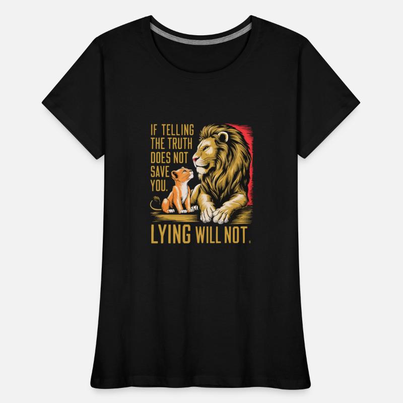 Inspirational Quote with Lion and Cub Art for a