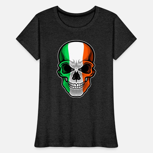 Ireland Flag Skull Irish Heritage