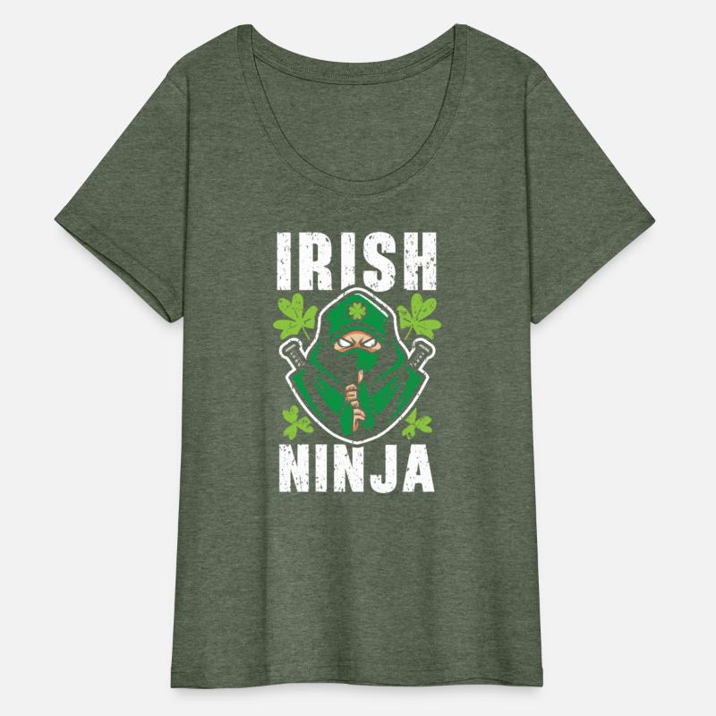 Irish Ninja Lover St. Patricks Day Shamrock