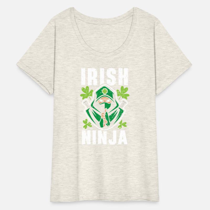 Irish Ninja Lover St. Patricks Day Shamrock