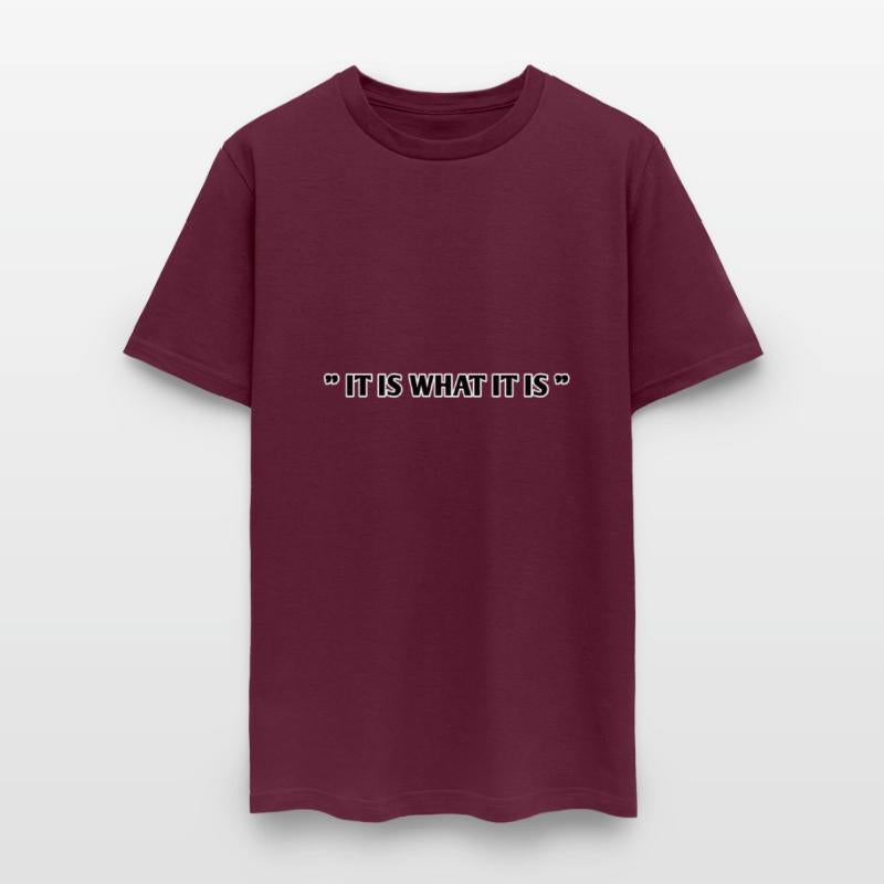 it is what it is unisex graphic tee