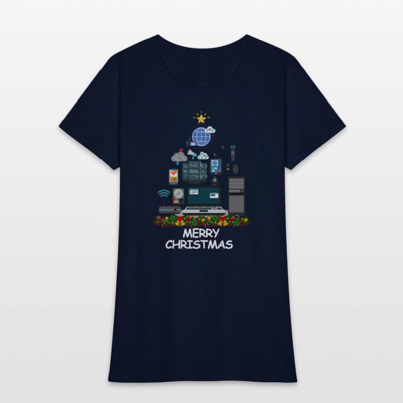 IT Manager Christmas Tree Merry Christmas