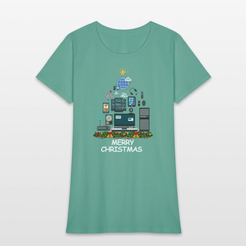 IT Manager Christmas Tree Merry Christmas