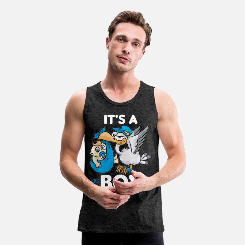 IT S A BOY Blue Stork Baby Binkie Birth Present